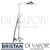 Bristan Quadrato Exposed Fixed Head Bar Shower Diverter Kit Spare Parts